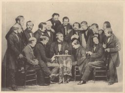 Members of the First American Chess Congress, 1857.