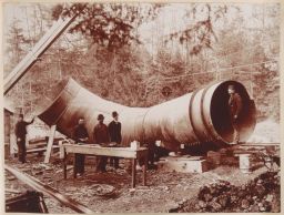 Large pipe, six men