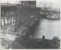 East Side of Steel Bridge, Looking West