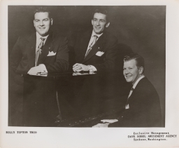 Publicity photo of the Billy Tipton Trio