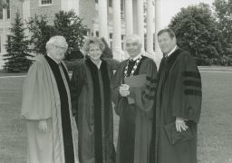 Honorary degree recipients at Commencement