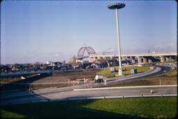New Maas bridge and traffic interchange (Rotterdam, NL)