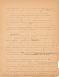 Political Actions of IWO; Report from Italian American Section