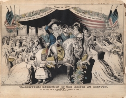 Washington's Reception on the Bridge at Trenton
