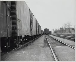 Freight Train Leaving Union Yard in the Vicinity of 14th Avenue