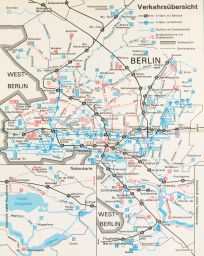 Verkehrsübersicht [Overview of the Berlin U & S-Bahn]
