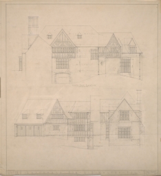Job #229 - North East Elevation for the residence for R. B. Maltby Esq.