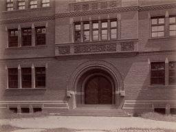 Sever Hall, Harvard College (Detail of Entrance) 