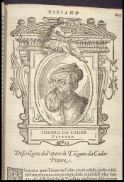 Tiziano da Cador, pittore (from Vasari, Lives)