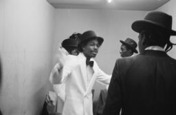The Cold Crush Brothers backstage at Harlem World