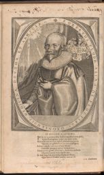 Portrait of Robert Fludd on the verso of the title page