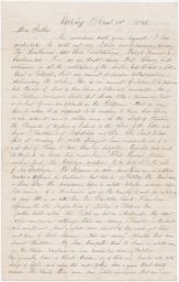 One of two letters reflecting on slavery's hold on the south