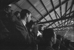 February 1962 Cornell-Harvard hockey match at Lynah Rink