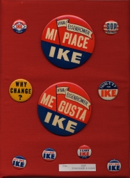 Eisenhower Campaign Buttons, ca. 1956