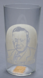 Landon Portrait Drinking Glass, ca. 1936