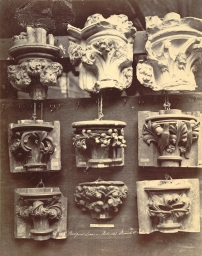 Royal Architectural Museum. Plaster Casts (Capitals) from Westminster Abbey 