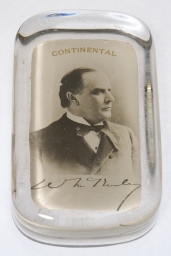 McKinley Continental Portrait Paperweight, ca. 1896