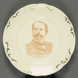 Hobart Ceramic Portrait Plate, 1896