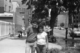 Joe Conzo and Wanda Bonano outside United Bronx Parents