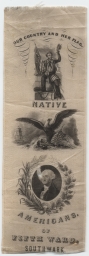 Native Americans of Fifth Ward, Southwark, Ribbon, ca. 1844