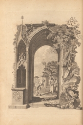 Frontispiece to 'An Elegy Written in a Country Churchyard'