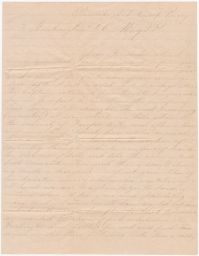 Letter concerning contrabands and colored troops