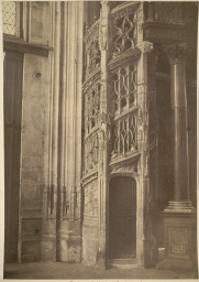 Rouen. Church of Saint Maclou, Organ Staircase      
