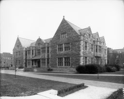 Houston Hall (built 1894, Frank Miles Day and Hays and Medary, architects), north façade, before additions