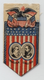 Hancock-English Campaign Ribbon, ca. 1880