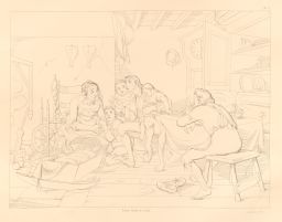 Illustration of Kitchen Scene