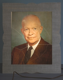 Eisenhower Color Portrait Electric Sign, ca. 1956