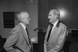 T. Colin Campbell (left) with George McGovern