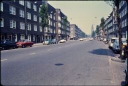 Major street in Amsterdam West, post-World War II (Amsterdam West, Amsterdam, NL)