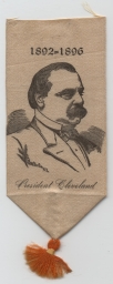 President Cleveland, 1892-1896 Portrait Ribbon