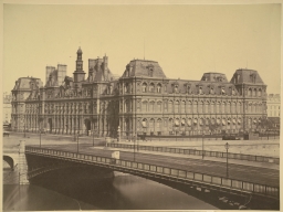 Paris. Old Hôtel de Ville 
