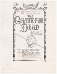 Grateful Dead Concert Flyer