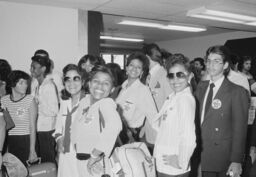 Aspira students, San Juan Airport