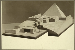 Metropolitan Museum Collection. Model of King Sahure's Pyramid at Abusir      