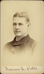 Francis Lanier Potts (1860-1910), B.S. 1881, portrait photograph