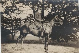 Man seated on a Horse