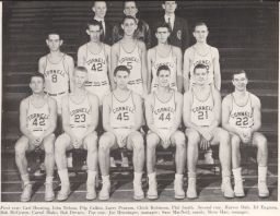Cornell Freshman Basketball team (Harvey Dale)