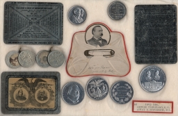Cleveland-Stevenson Campaign items, ca. 1892-1893