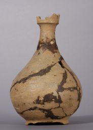 Thai ceramic wine bottle