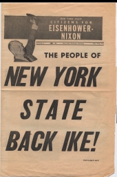 The People of New York State Back Ike!