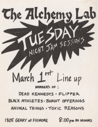 The Alchemy Lab, 1983 March 01