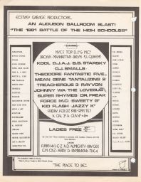 Audubon Ballroom, Feb. 27, 1981