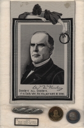 McKinley Memorial Items, ca. 1901
