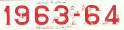 Christmas card, designed by Joseph Thompson Fraser, Jr. (1898-1989), B.Arch. 1922