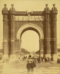 Barcelona. Triumphal Arch of the Exposition 
