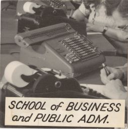 Old Adding Machine - School of Business and Public Administration